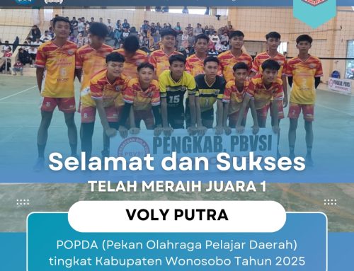 Juara 1 POPDA Bola Voli Putra Tingkat Kabupaten Wonosobo Tahun 2025