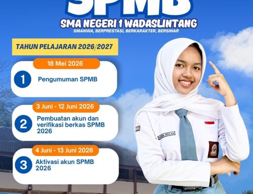 Jadwal Resmi SPMB SMA Negeri 1 Wadaslintang 2026