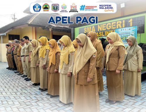 Apel Pagi Guru dan Tenaga Kependidikan SMA Negeri 1 Wadaslintang: Penguatan Disiplin melalui Baris-Berbaris
